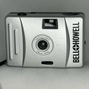 Vintage Bell + Howell Focus Free 28mm Lens 35mm Film Camera With Case